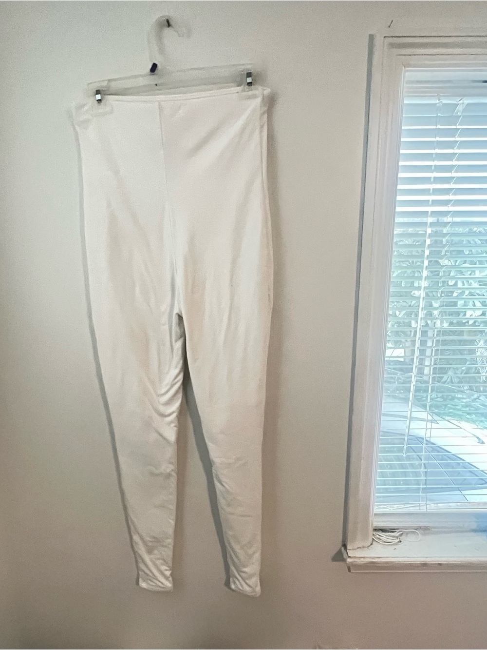Women's bump suit White Leggings